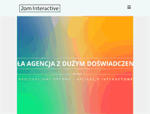 Tablet Screenshot of 2om.pl